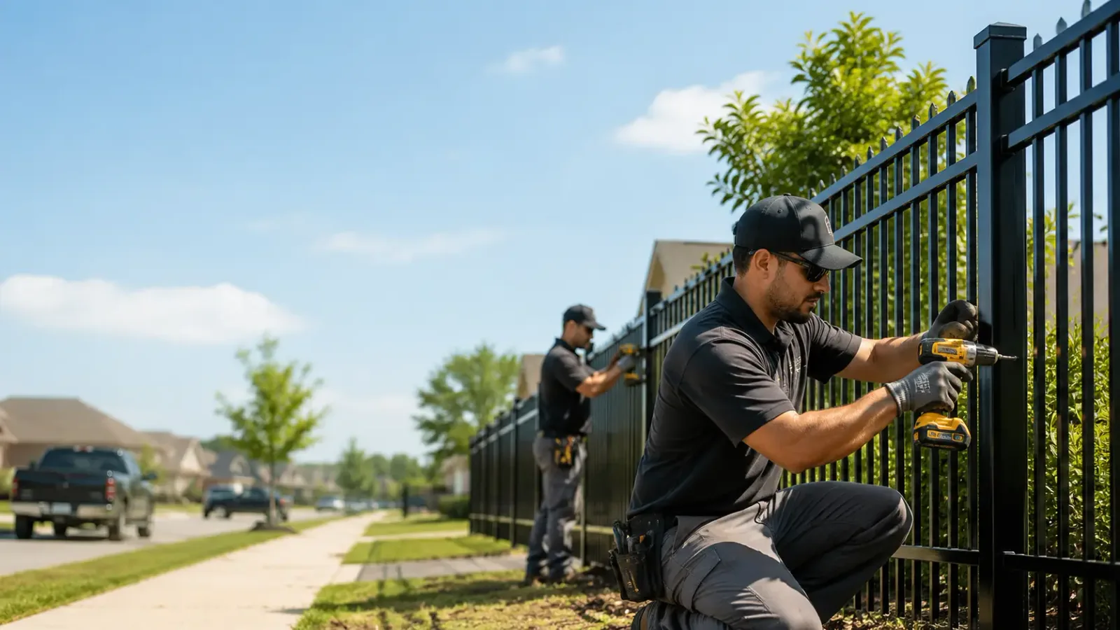 Metal Fence Installation in Rowley, IA